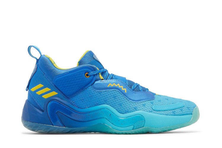 Ninja x adidas D.O.N. Issue 3 'Time in - Blue Bright Cyan' — Blue/Yellow/Bright Cyan