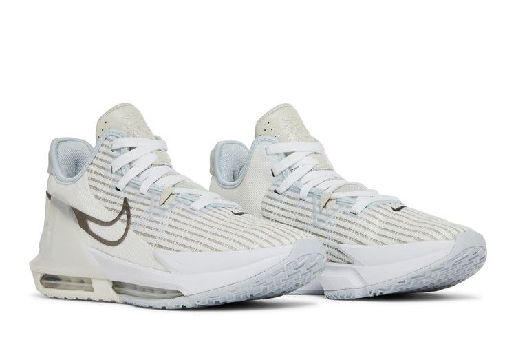 Nike LeBron Witness 6 'Summit White Metallic Pewter' — Summit White/Light Bone/Aura/Metallic Pewter (9)