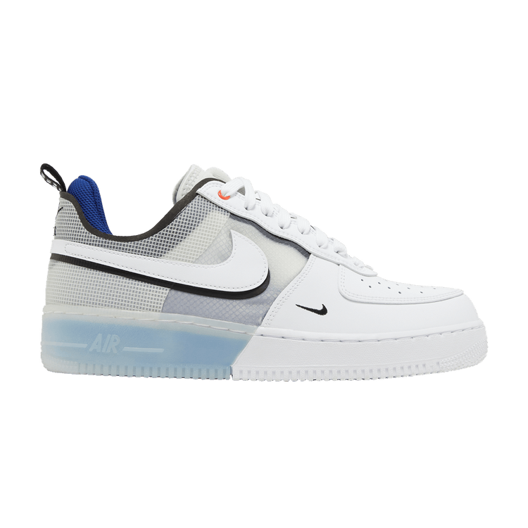 Nike Air Force 1 React 'White Light Photo Blue' — White/White/Light Photo Blue