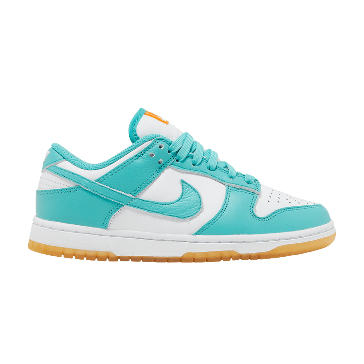 Nike Wmns Dunk Low 'Teal Zeal' — White/Washed Teal/Kumquat