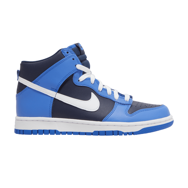 Nike Dunk High GS 'Obsidian' — Medium Blue/White