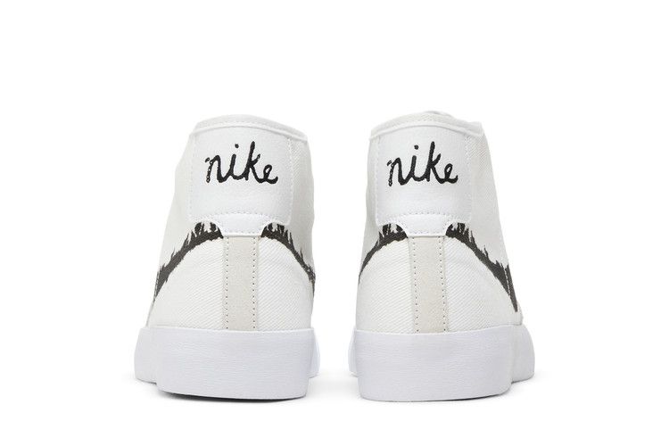 Nike Blazer Court Mid Premium SB 'White Black' — White/White/Black
