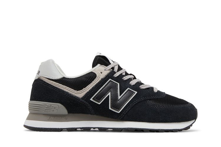New Balance 574 'Core Pack - Black Grey' — Black/White