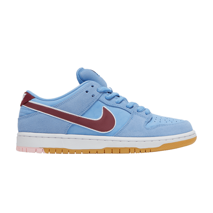 Nike Dunk Low Premium SB 'Philadelphia Phillies' — Valour Blue/Team Maroon/White/Gum