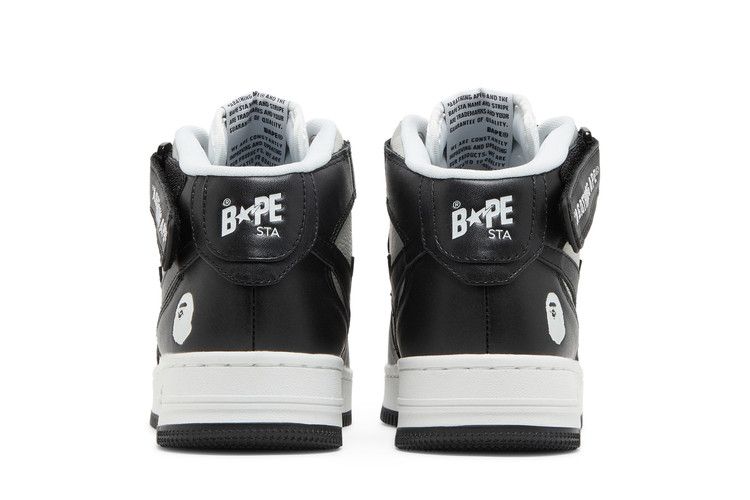 Bapesta Mid 'Black' — Black