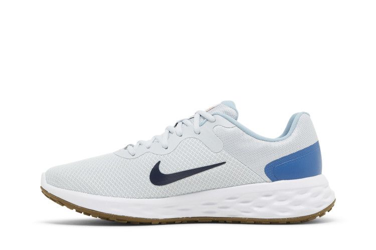 Nike Revolution 6 Next Nature 'Pure Platinum Thunder Blue' — Pure Platinum/Dark Marina Blue/Worn Blue/Thunder Blue