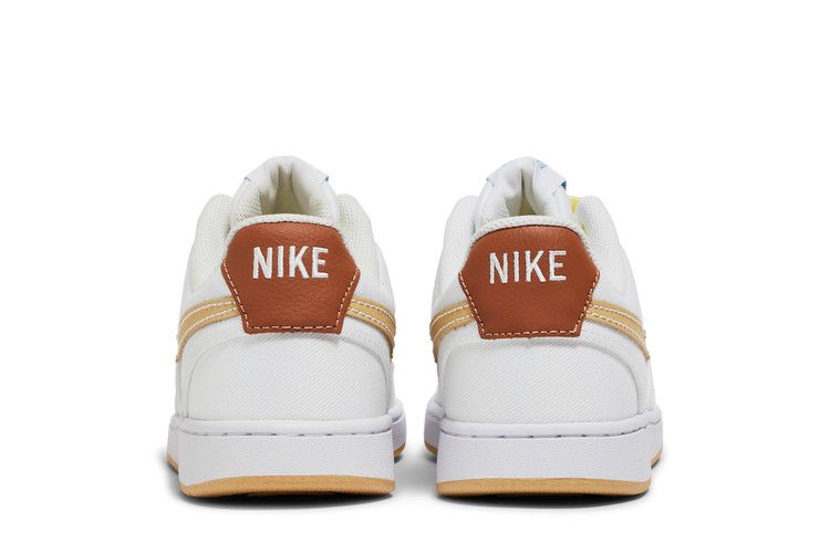 Nike Court Vision Low Canvas 'White Sesame' — White/Mineral Clay/Citron Tint/Sesame (7)