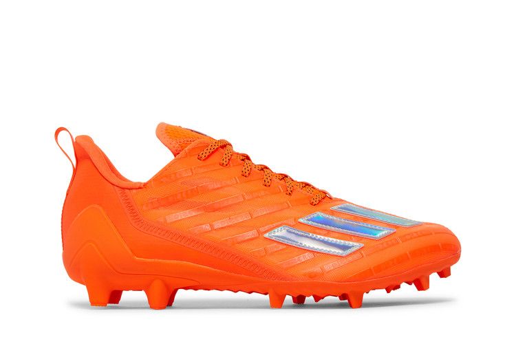 adidas Adizero Cleats 'Team Solar Orange Silver Metallic' — Team Solar Orange/Silver Metallic/Core Black