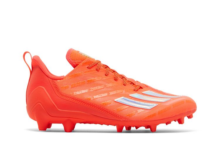 adidas Adizero Cleats 'Solar Red Silver Metallic' — Solar Red/Silver Metallic/Core Black