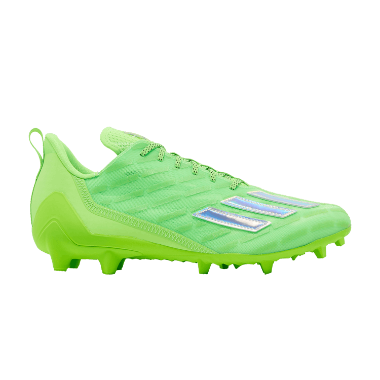 adidas Adizero Cleats 'Team Solar Green Silver Metallic' — Team Solar Green/Silver Metallic/Core Black