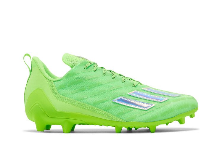 adidas Adizero Cleats 'Team Solar Green Silver Metallic' — Team Solar Green/Silver Metallic/Core Black
