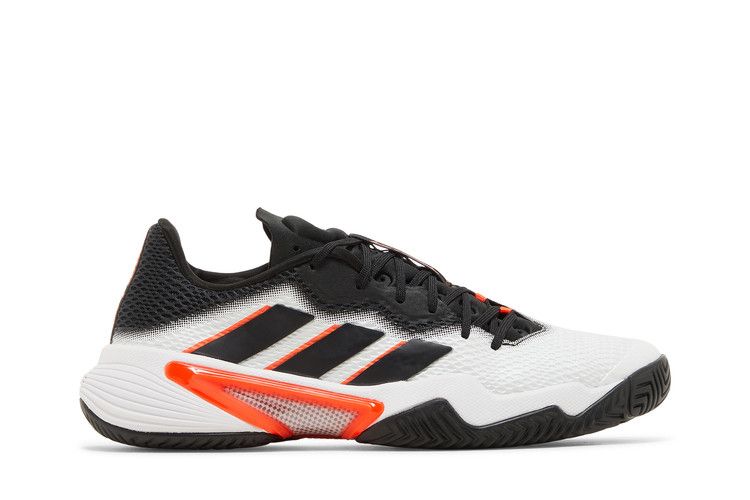 adidas Barricade 'White Black Solar Red' — Cloud White/Core Black/Solar Red