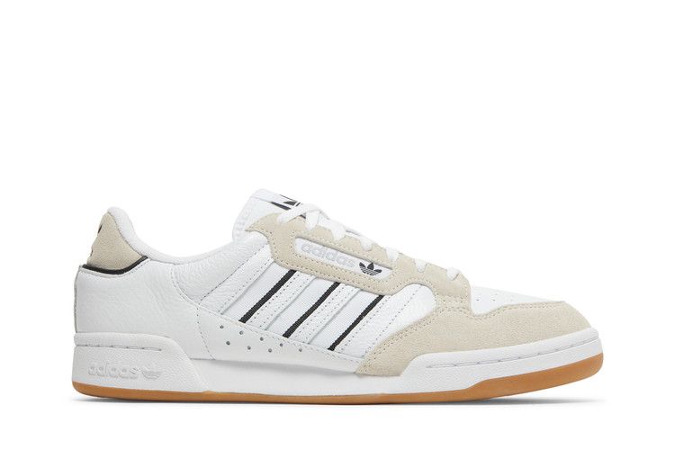 Adidas Continental 80 Stripes 'Cloud White' — Cloud White/Core Black/Off White