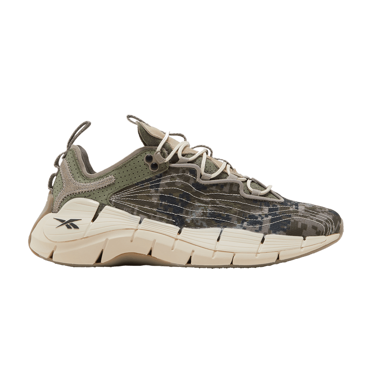 Billionaire Boys Club x Reebok Zig Kinetica 2 'Digi-Camo' — Hunter Green/Boulder Grey/Stucco