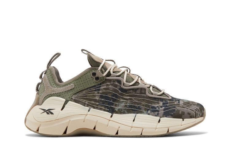 Billionaire Boys Club x Reebok Zig Kinetica 2 'Digi-Camo' — Hunter Green/Boulder Grey/Stucco