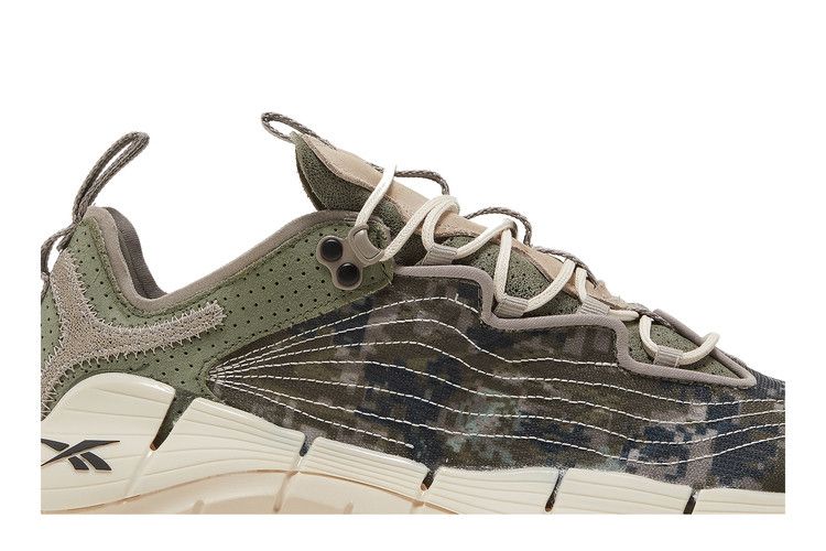 Billionaire Boys Club x Reebok Zig Kinetica 2 'Digi-Camo' — Hunter Green/Boulder Grey/Stucco