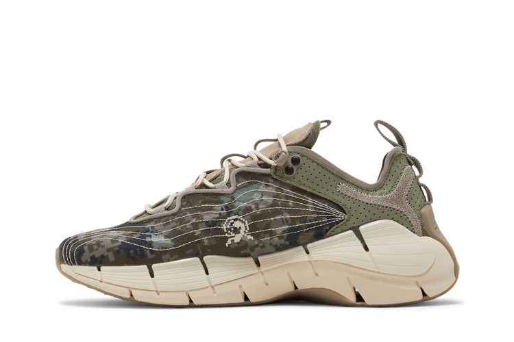 Billionaire Boys Club x Reebok Zig Kinetica 2 'Digi-Camo' — Hunter Green/Boulder Grey/Stucco