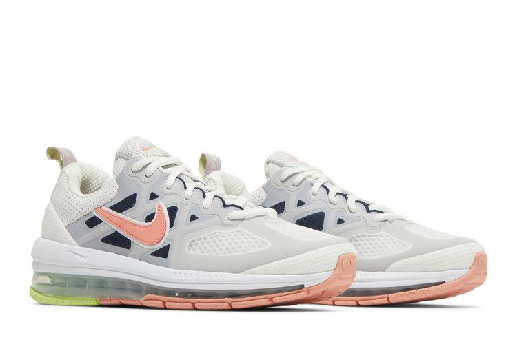 Nike Wmns Air Max Genome 'White Crimson Bliss' — Summit White/Crimson Bliss/Grey Fog