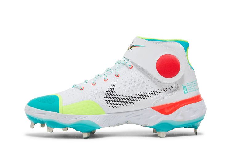 Nike Alpha Huarache Elite 3 Mid 'White Turbo Green' — White/Turbo Green/Infrared 23/Black