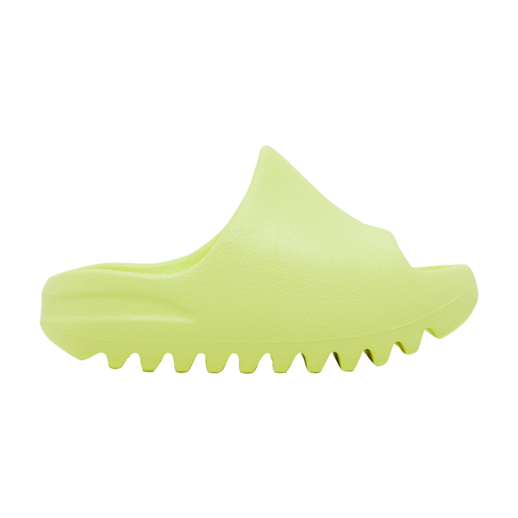 adidas Yeezy Slides Kids 'Glow Green' 2022 — Glow Green/Glow Green/Glow Green