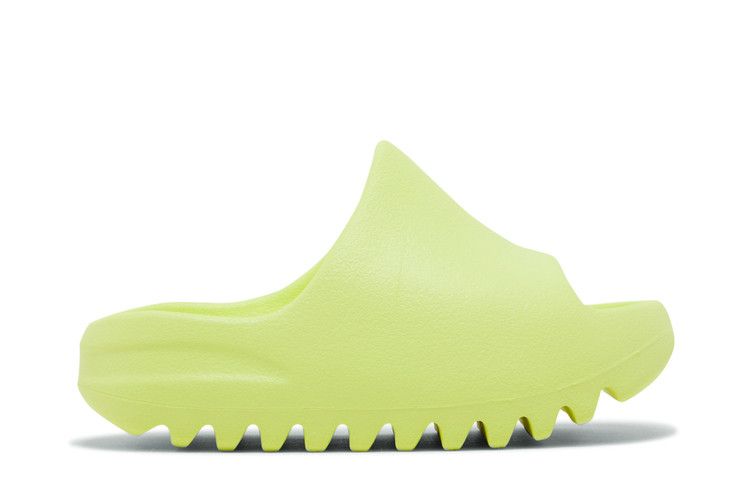adidas Yeezy Slides Kids 'Glow Green' 2022 — Glow Green/Glow Green/Glow Green
