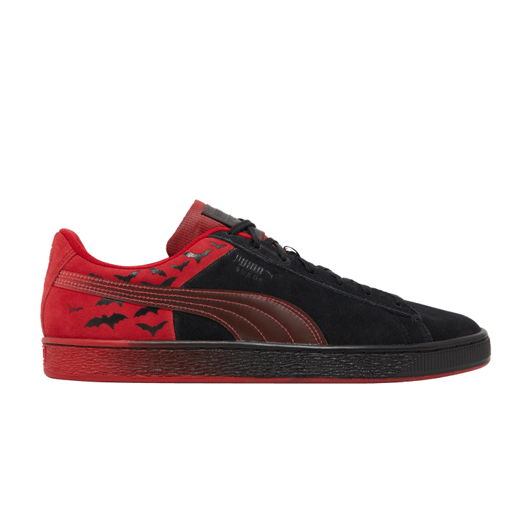 Batman x Puma Suede Classic 'Black Barbados Cherry' — Black/Barbados Cherry