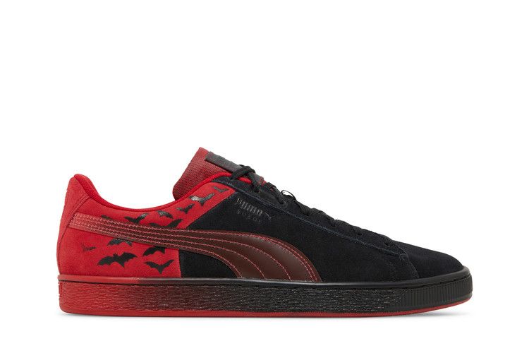 Batman x Puma Suede Classic 'Black Barbados Cherry' — Black/Barbados Cherry