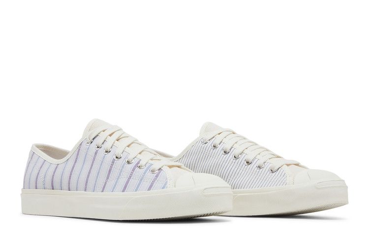 Converse Jack Purcell Low 'Multi-Color Retro Stripes' — Egret/Multi-Color/Egret