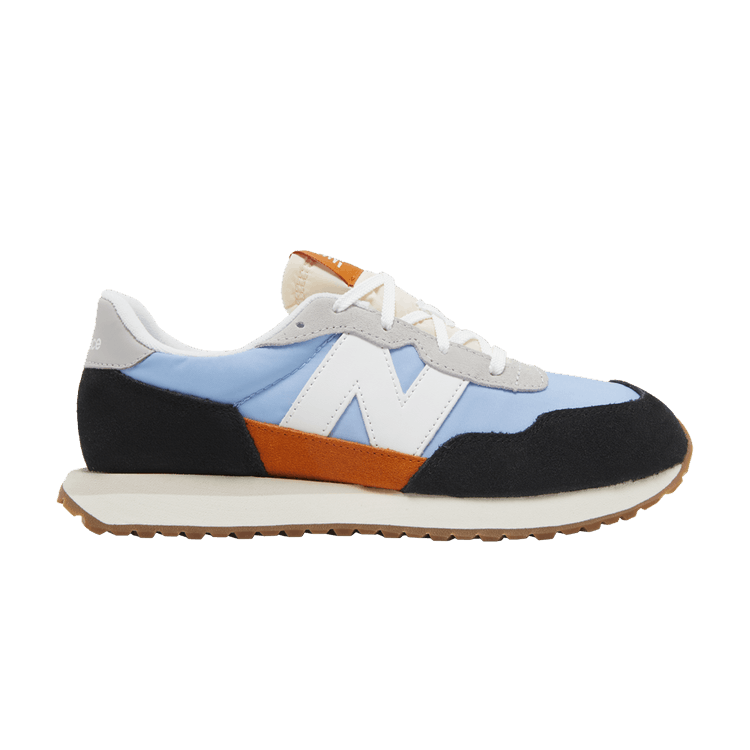 New Balance 237 Big Kid 'Black Team Carolina' — Black/Team Carolina
