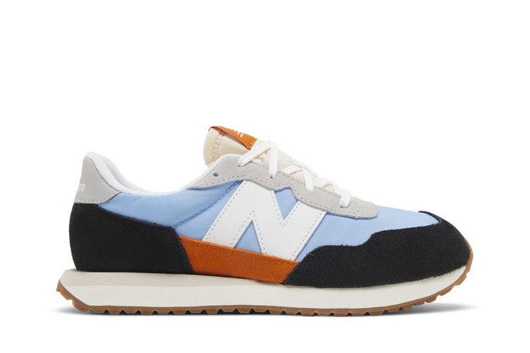 New Balance 237 Big Kid 'Black Team Carolina' — Black/Team Carolina