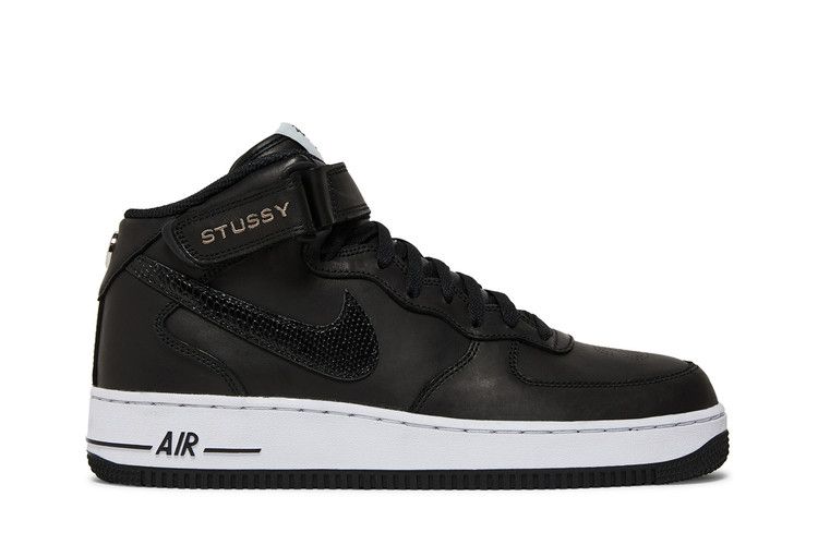 Stussy x Nike Air Force 1 Mid 'Black Snakeskin' — Black Snakeskin (2)