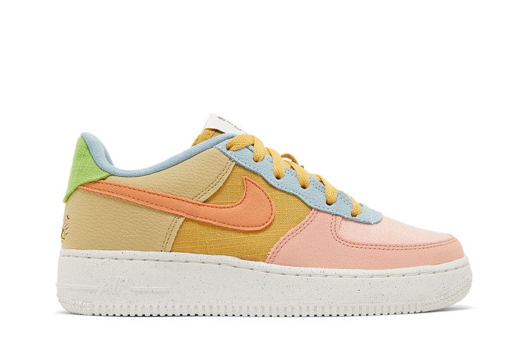 Nike Air Force 1 Low '07 LV8 Next Nature GS 'Sun Club - Multi' — Sanded Gold/Wheatgrass/Light Madder Root/Hot Curry (2)