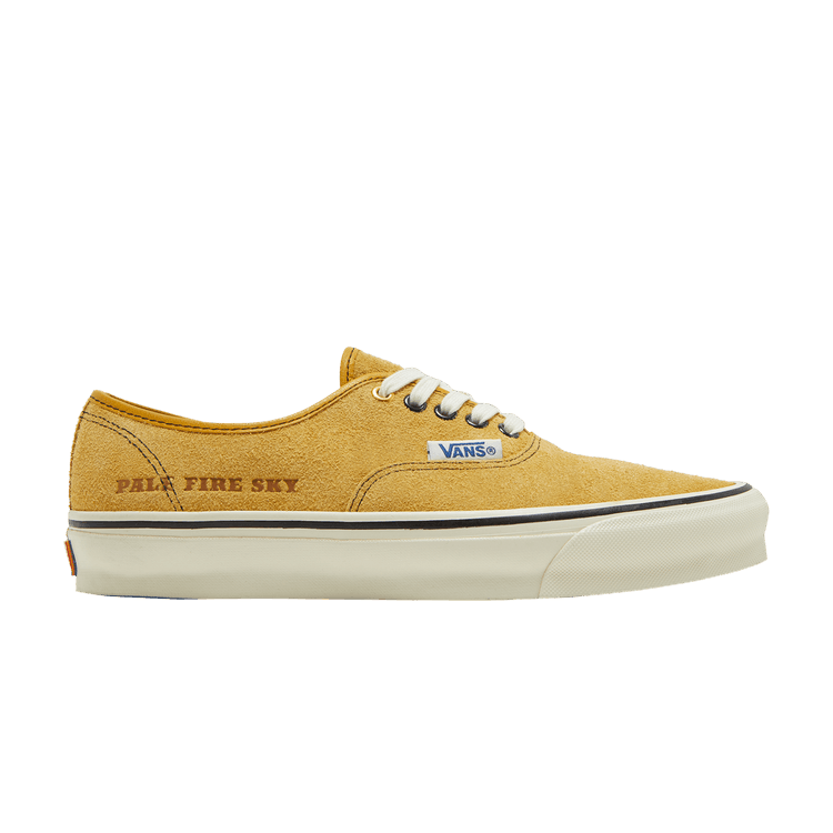 Julian Klincewicz x Vans Vault OG Authentic SP LX 'Pale Fire Sky - Gold Nugget' — Hairy Suede/Gold Nugget