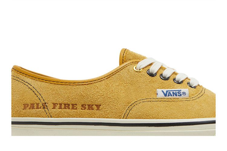 Julian Klincewicz x Vans Vault OG Authentic SP LX 'Pale Fire Sky - Gold Nugget' — Hairy Suede/Gold Nugget