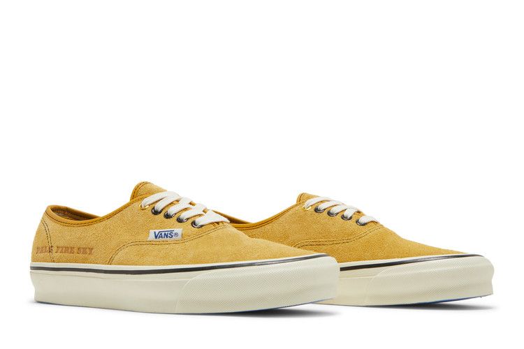 Julian Klincewicz x Vans Vault OG Authentic SP LX 'Pale Fire Sky - Gold Nugget' — Hairy Suede/Gold Nugget