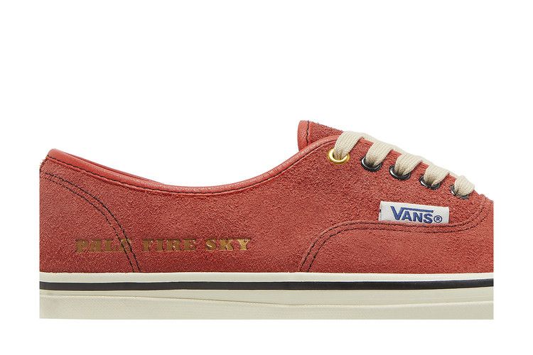 Vans Julian Klincewicz x Vault OG Authentic SP LX 'Pale Fire Sky - Cherry Tomato' — Hairy Suede/Cherry Tomato