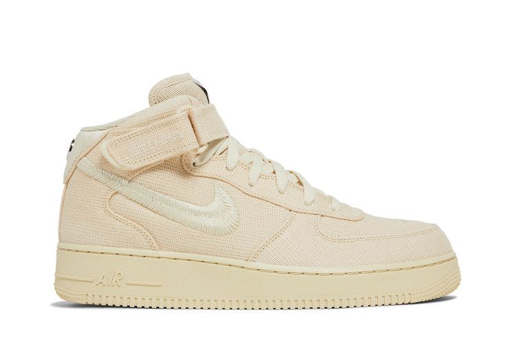 Stussy x Nike Air Force 1 Mid 'Fossil' — Fossil/Fossil/Fossil (2)