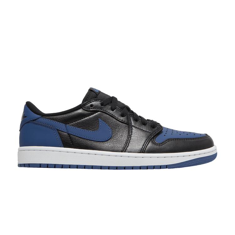 Air Jordan 1 Retro Low OG 'Mystic Navy' — Black/Mystic Navy/White