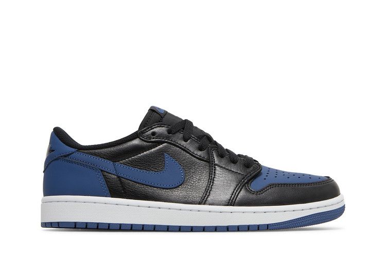Air Jordan 1 Retro Low OG 'Mystic Navy' — Black/Mystic Navy/White
