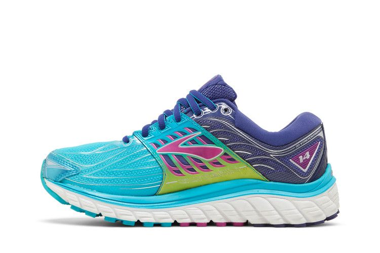 Brooks Wmns Glycerin 14 'Scuba Blue Purple' — Scuba Blue/Navy Blue/Purple