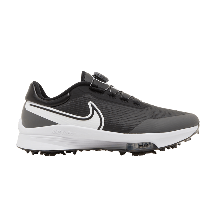 Nike Air Zoom Infinity Tour NEXT% Boa Wide 'Black Iron Grey' — Black/Iron Grey/Dynamic Turquoise/White