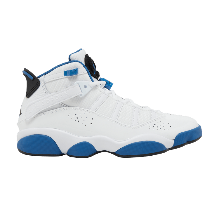 Air Jordan 6 Rings 'White Dark Marina Blue' — White/Dark Marina Blue/White/Black