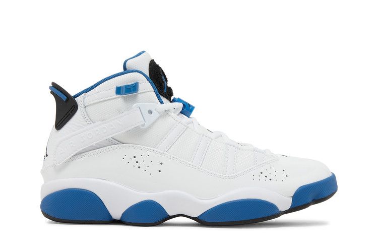 Air Jordan 6 Rings 'White Dark Marina Blue' — White/Dark Marina Blue/White/Black