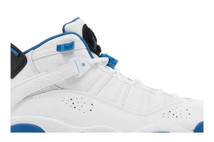 Air Jordan 6 Rings 'White Dark Marina Blue' — White/Dark Marina Blue/White/Black