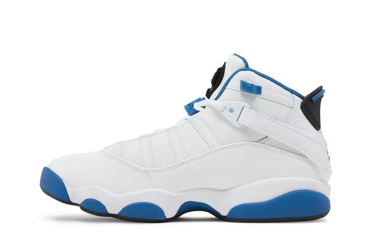 Air Jordan 6 Rings 'White Dark Marina Blue' — White/Dark Marina Blue/White/Black