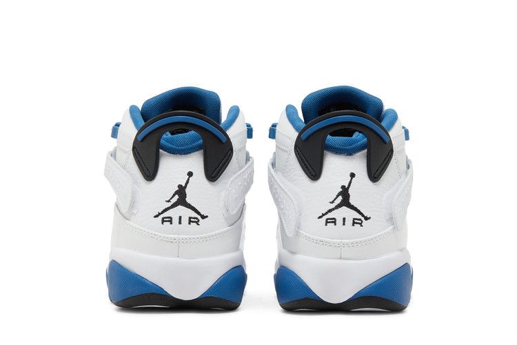 Air Jordan 6 Rings 'White Dark Marina Blue' — White/Dark Marina Blue/White/Black