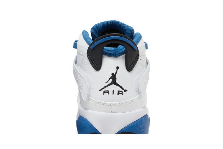 Air Jordan 6 Rings 'White Dark Marina Blue' — White/Dark Marina Blue/White/Black