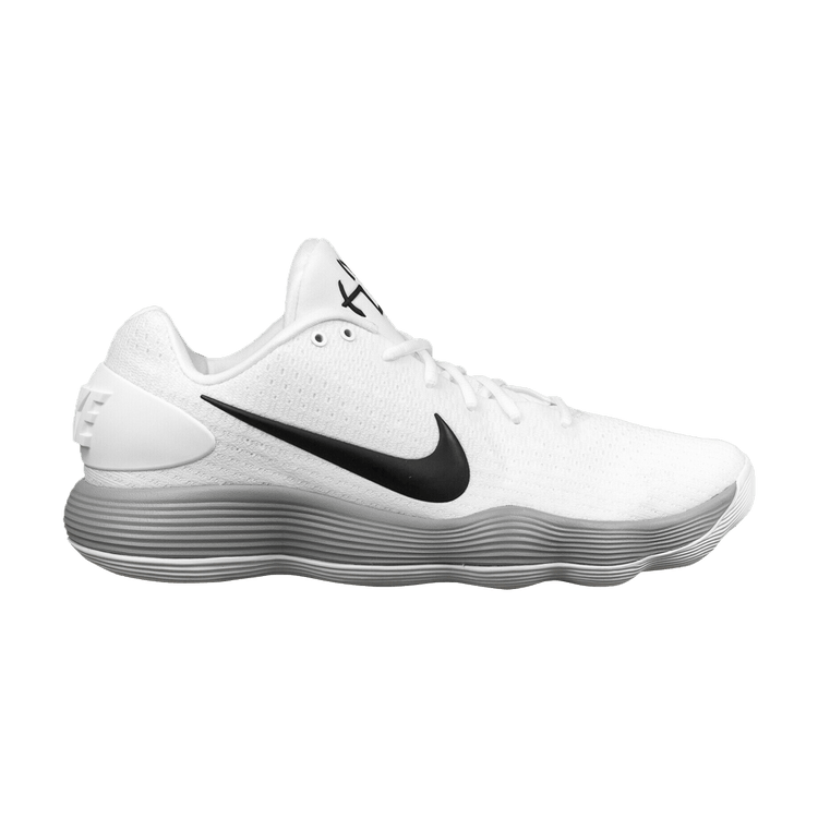 Nike Hyperdunk 2017 Low TB 'White Flat Silver' — White/Black/Flat Silver