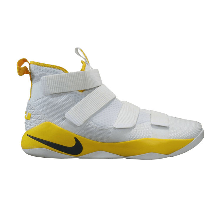 Nike LeBron Soldier 11 TB 'White University Gold' — White/University Gold/Yellow