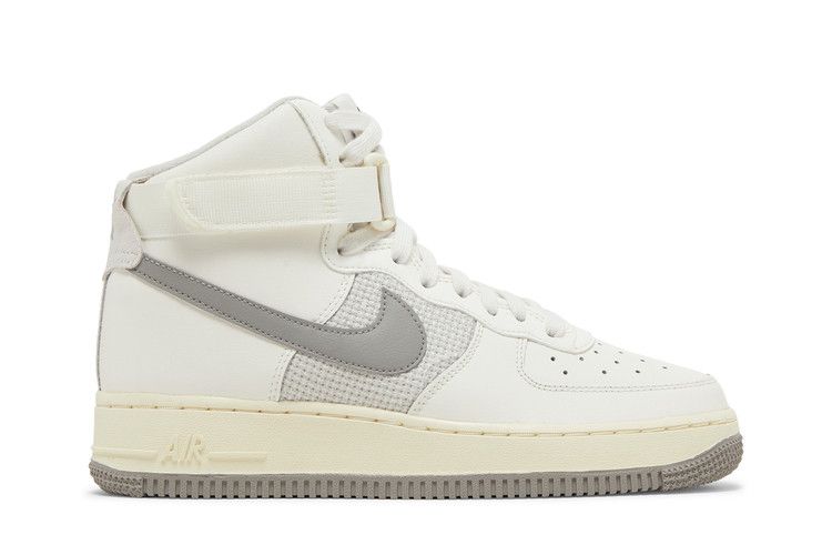 Nike Air Force 1 High Leather GS 'Sail Medium Grey' — Sail/Light Bone/Coconut Milk/Medium Grey (2)